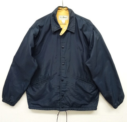 画像: 80'S LL Bean チンスト付き ナイロン コーチジャケット NAVY (VINTAGE) 「Jacket」 入荷しました。