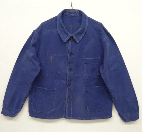 画像: 60'S VULCAIN フレンチワーク ワークジャケット カバーオール BLUE (VINTAGE) 「Jacket」 入荷しました。