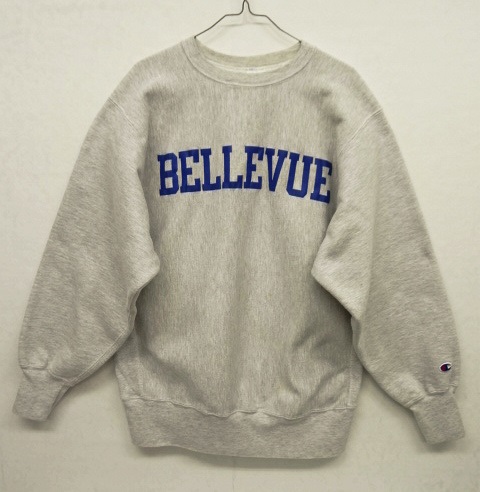 画像: 90'S CHAMPION 刺繍タグ リバースウィーブ グレー USA製 (VINTAGE) 「Sweat Shirt」 入荷しました。