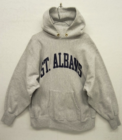 画像: 90'S CHAMPION 刺繍タグ リバースウィーブ パーカー グレー USA製 (VINTAGE) 「Parka」 入荷しました。