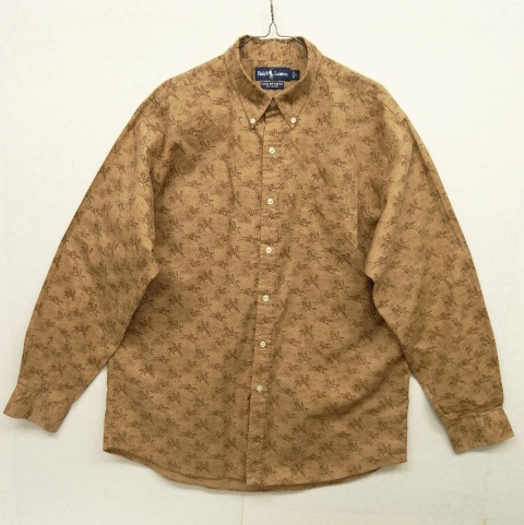画像: 90'S RALPH LAUREN "VINTAGE BUTTONDOWN" 3点留めBDシャツ ポロ柄 (VINTAGE) 「L/S Shirt」 入荷しました。