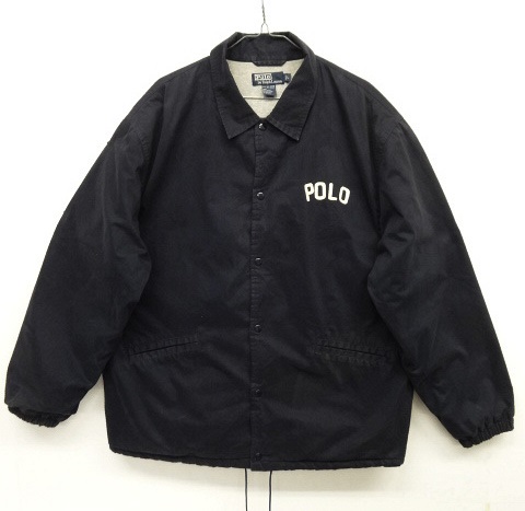 画像: 90'S RALPH LAUREN 裏地付き コーチジャケット NAVY (VINTAGE) 「Jacket」 入荷しました。