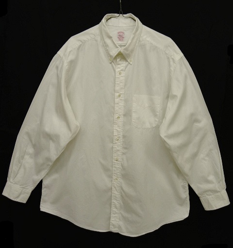 画像: 90'S BROOKS BROTHERS オックスフォード BDシャツ ホワイト USA製 (VINTAGE) 「L/S Shirt」 入荷しました。