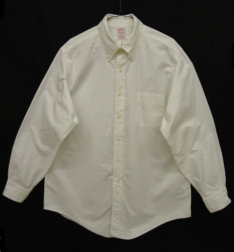 画像: 90'S BROOKS BROTHERS オックスフォード BDシャツ ホワイト USA製 (VINTAGE) 「L/S Shirt」 入荷しました。