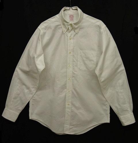 画像: 90'S BROOKS BROTHERS オックスフォード BDシャツ ホワイト USA製 (VINTAGE) 「L/S Shirt」 入荷しました。