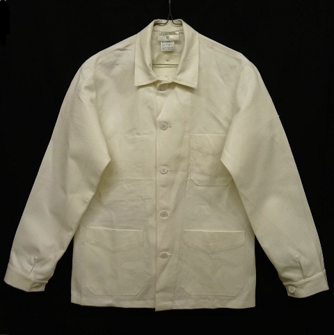 画像: 90'S ETS FAUCHEUR フレンチワーク ワークジャケット カバーオール WHITE フランス製 (DEADSTOCK) 「Jacket」 入荷しました。