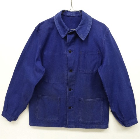 画像: 70'S LE PELERIN フレンチワーク ワークジャケット カバーオール BLUE フランス製 (VINTAGE) 「Jacket」 入荷しました。