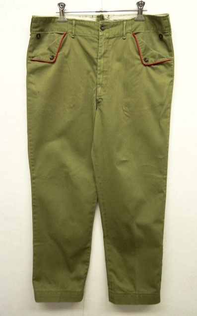 画像: 60'S BOY SCOUT パンツ TALONジップ ユニオンチケット付き USA製 (VINTAGE) 「Bottoms」 入荷しました。