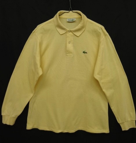 画像: 80'S CHEMISE LACOSTE 長袖 ポロシャツ フランス製 (VINTAGE) 「L/S Shirt」 入荷しました。