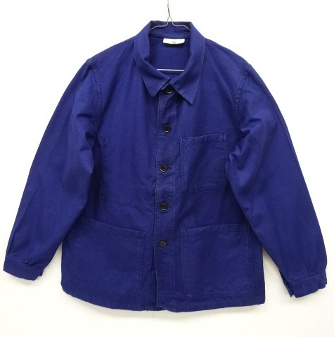 画像: 70'S フレンチワーク ワークジャケット カバーオール INK BLUE (VINTAGE) 「Jacket」 入荷しました。