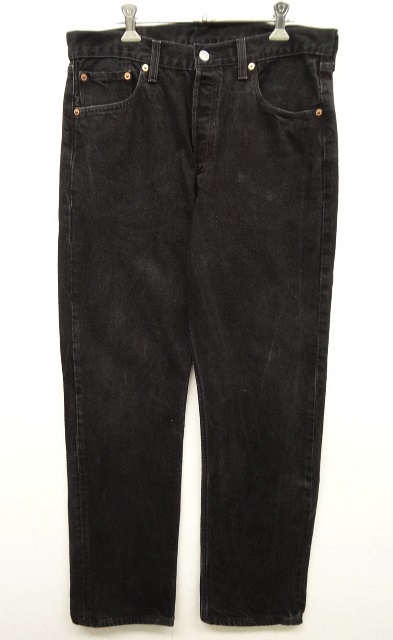 画像: 90'S LEVIS 501 デニム BLACK USA製 W34L32 (VINTAGE) 「Bottoms」 入荷しました。