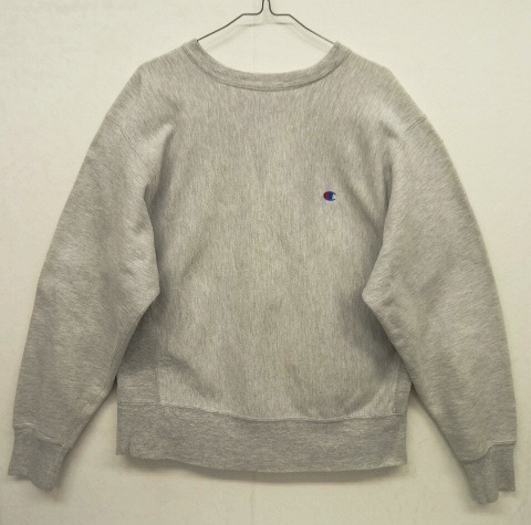 画像: 80'S CHAMPION トリコタグ リバースウィーブ 無地 グレー USA製 (VINTAGE) 「Sweat Shirt」 入荷しました。