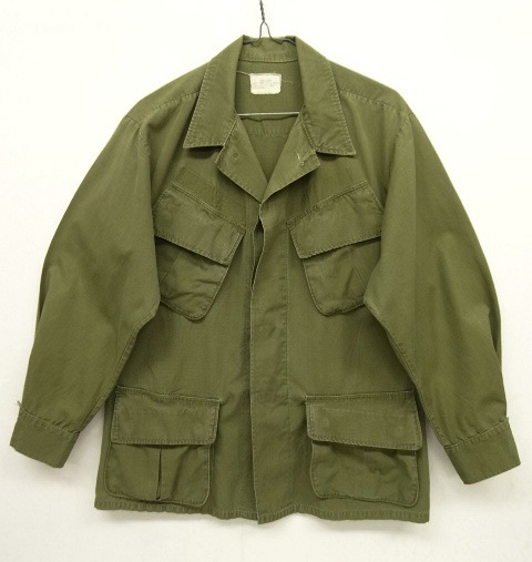 画像: 60'S アメリカ軍 US ARMY "JUNGLE FATIGUE 4th" リップストップ ファティーグジャケット S-SHORT (VINTAGE) 「Jacket」 入荷しました。