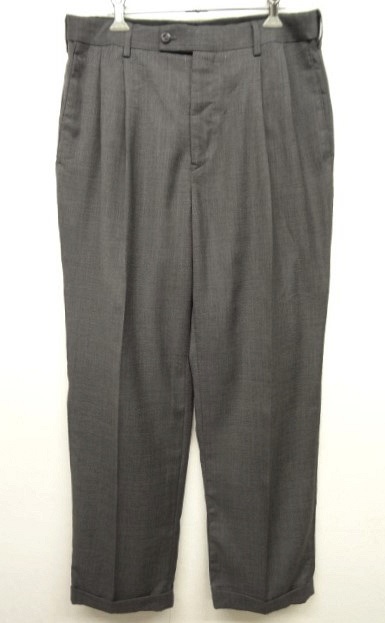 画像: UNKNOWN ツープリーツ トラウザーズ スラックス GREY (USED) 「Bottoms」 入荷しました。