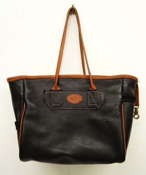 画像: TED MILMER オールレザー トートバッグ ブラック USA製 (USED) 「Bag」 入荷しました。