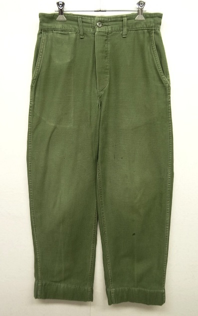 画像: 50'S アメリカ軍 USMC "P-58" コットンサテン ユーティリティパンツ (VINTAGE) 「Bottoms」 入荷しました。