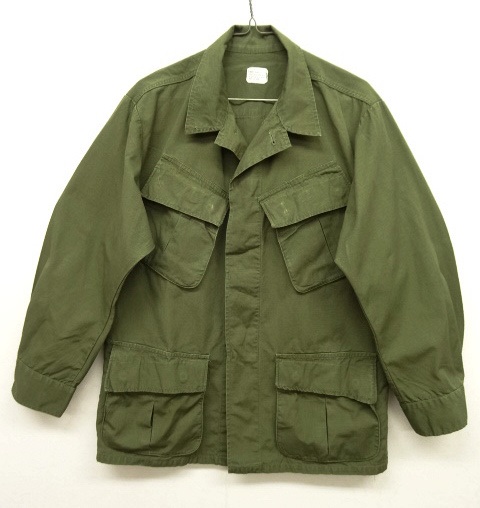 画像: 60'S アメリカ軍 US ARMY "JUNGLE FATIGUE 4th" リップストップ ファティーグジャケット S-SHORT (VINTAGE) 「Jacket」 入荷しました。