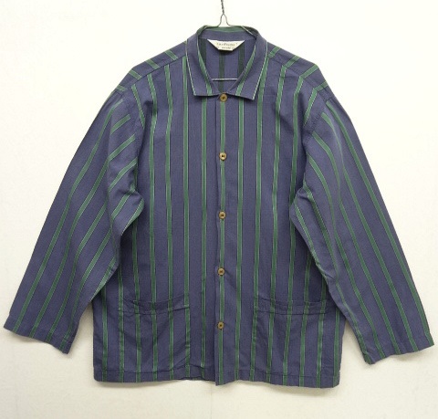 画像: ユーロヴィンテージ パジャマシャツ ストライプ柄 イタリア製 (VINTAGE) 「L/S Shirt」 入荷しました。