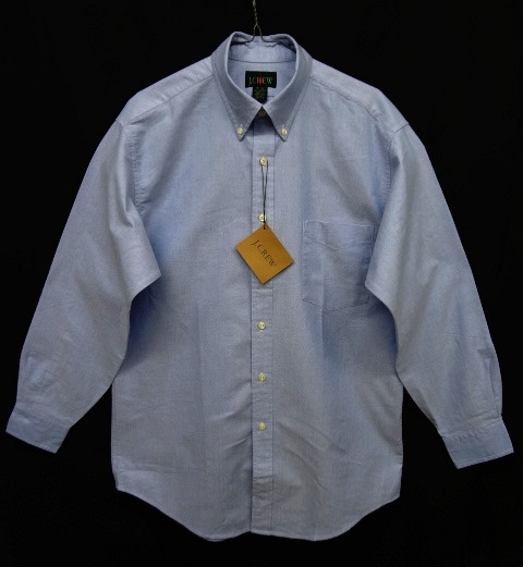 画像: 90'S J.CREW 旧タグ オックスフォード BDシャツ ブルー (DEADSTOCK) 「L/S Shirt」 入荷しました。