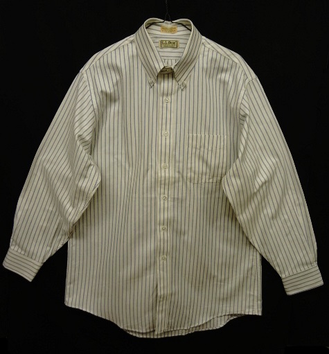 画像: 80'S LL Bean オックスフォード 長袖 BDシャツ ストライプ USA製 (DEADSTOCK) 「L/S Shirt」 入荷しました。