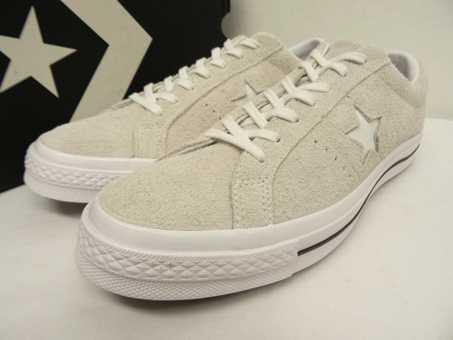 画像: CONVERSE "ONE STAR OX" スウェード WHITE (NEW) 「Shoes」 入荷しました。