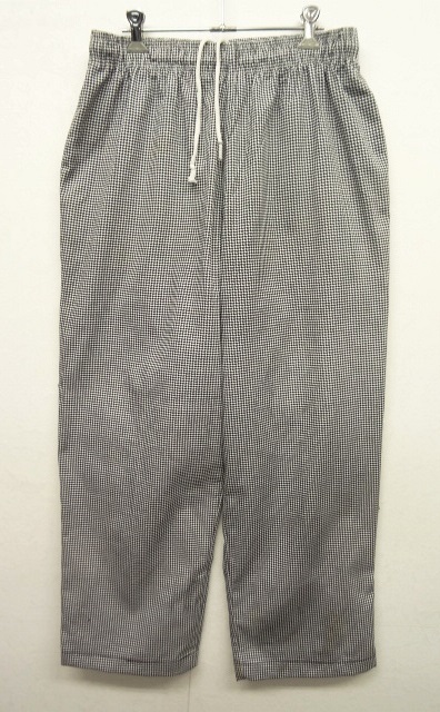 画像: ユーロワーク ウエストドローコード付き シェフパンツ ハウンドトゥース (VINTAGE) 「Bottoms」 入荷しました。