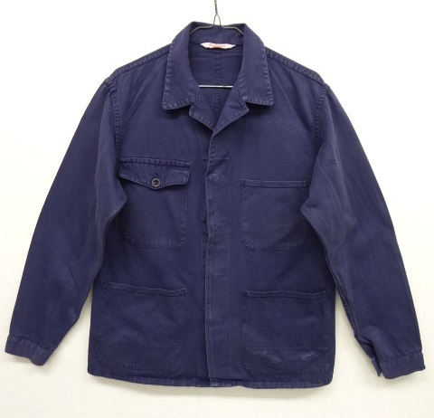 画像: MARSUM ユーロワーク コットン ワークジャケット カバーオール NAVY (VINTAGE) 「Jacket」 入荷しました。