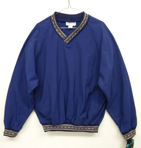 画像: 90'S MILLER GOLF Vネック SUPPLEXナイロン ジャケット NAVY (DEADSTOCK) 「Jacket」 入荷しました。