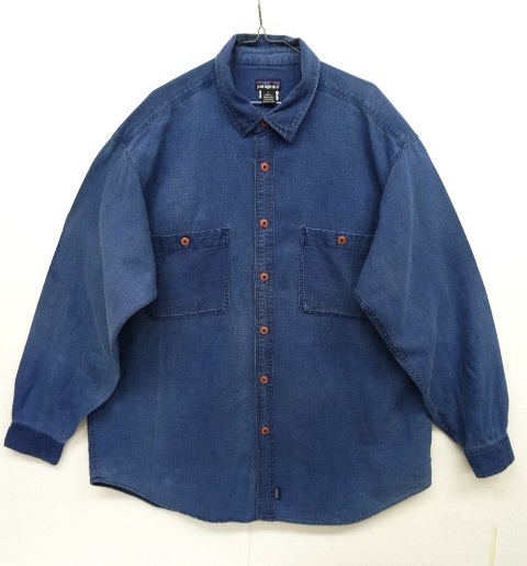 画像: 90'S PATAGONIA 雪無しタグ 長袖 リネンシャツ インディゴ (VINTAGE) 「L/S Shirt」 入荷しました。