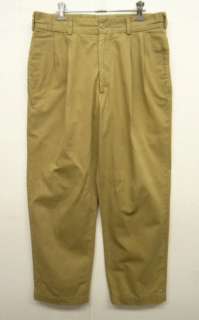 画像: BILLS KHAKIS "M2P" ツープリーツ チノパンツ タン USA製 (USED) 「Bottoms」 入荷しました。