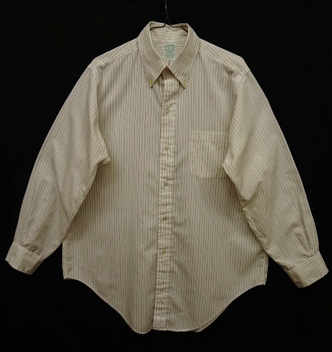 画像: 70'S BROOKS BROTHERS "6ボタン" BDシャツ ストライプ USA製 (VINTAGE) 「L/S Shirt」 入荷しました。