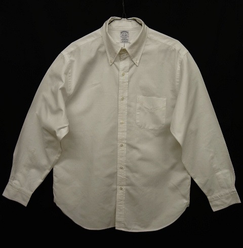 画像: 00'S BROOKS BROTHERS マチ付き オックスフォード BDシャツ ホワイト USA製 (VINTAGE) 「L/S Shirt」 入荷しました。