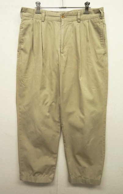 画像: BILLS KHAKIS "M2P" ツープリーツ チノパンツ ベージュ USA製 (USED) 「Bottoms」 入荷しました。