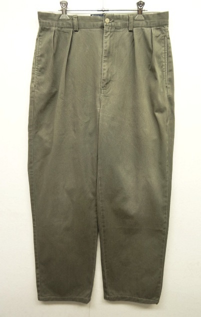 画像: 90'S RALPH LAUREN "ANDREW PANT" ツープリーツ チノパンツ KHAKI (VINTAGE) 「Bottoms」 入荷しました。