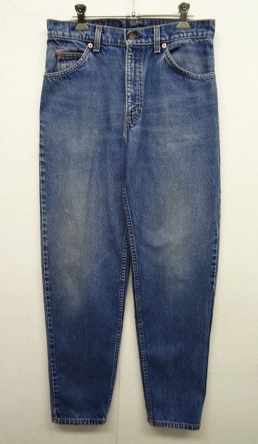 画像: 90'S LEVIS 550 テーパード デニム インディゴ USA製 W31L32 (VINTAGE) 「Bottoms」 入荷しました。