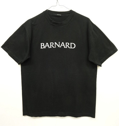 画像: 90'S BARNARD シングルステッチ 綿ポリ Tシャツ BLACK (VINTAGE) 「T-Shirt」 入荷しました。