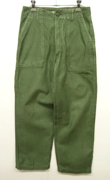 画像: 70'S アメリカ軍 US ARMY "OG107" コットンサテン ベイカーパンツ W30L29 (VINTAGE) 「Bottoms」 入荷しました。