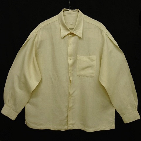 画像: PERRY ELLIS リネン ボックスシャツ OFF WHITE (USED) 「L/S Shirt」 入荷しました。