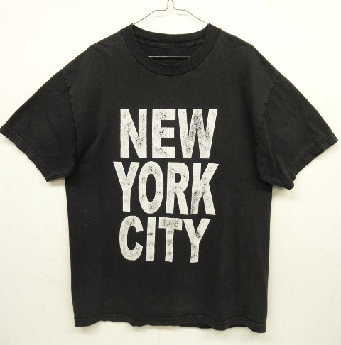 画像: NEWYORK CITY 半袖 Tシャツ BLACK (VINTAGE) 「T-Shirt」 入荷しました。