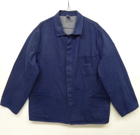 画像: ユーロワーク デニム ワークジャケット カバーオール INDIGO (VINTAGE) 「Jacket」 入荷しました。