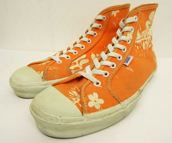 画像: 90'S VANS "PLIMSOLE" スニーカー ハイビスカス柄 USA製 (VINTAGE) 「Shoes」 入荷しました。