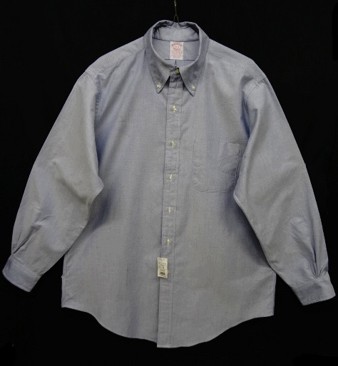 画像: 90'S BROOKS BROTHERS オックスフォード BDシャツ ブルー USA製 (DEADSTOCK) 「L/S Shirt」 入荷しました。