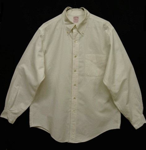 画像: 90'S BROOKS BROTHERS オックスフォード BDシャツ ホワイト USA製 (VINTAGE) 「L/S Shirt」 入荷しました。