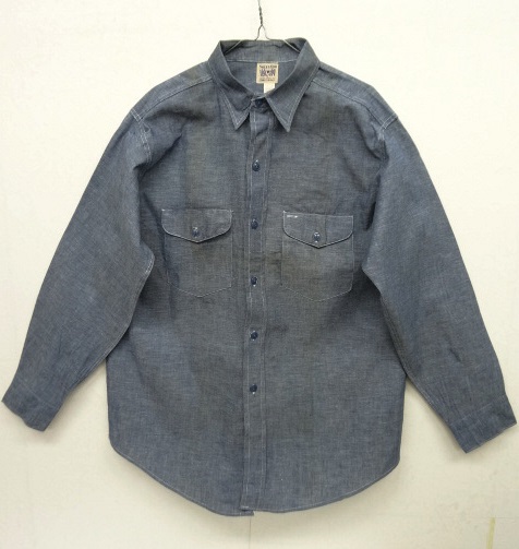 画像: 50'S SWEET-ORR ユニオンチケット付き シャンブレーシャツ USA製 (DEADSTOCK) 「L/S Shirt」 入荷しました。