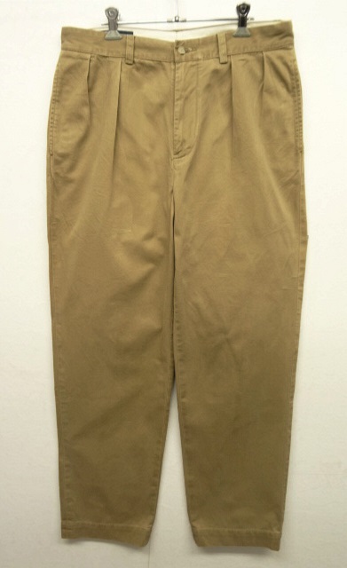画像: 90'S RALPH LAUREN "ANDREW PANT" ツープリーツ チノパンツ TAN (VINTAGE) 「Bottoms」 入荷しました。