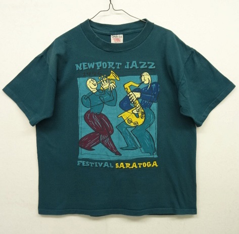 画像: 96'S NEWPORT JAZZ FESTIVAL オフィシャル Tシャツ ティール USA製 (VINTAGE) 「T-Shirt」 入荷しました。