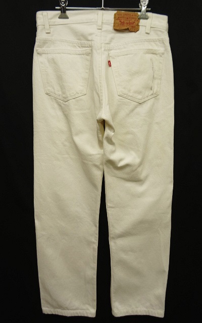 画像: 90'S LEVIS 501 デニム ホワイト USA製 W31L34 (VINTAGE) 「Bottoms」 入荷しました。
