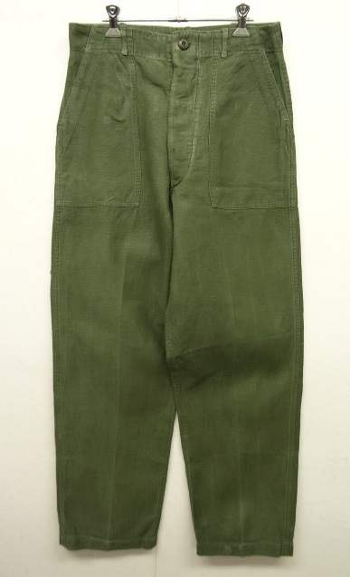 画像: 60'S アメリカ軍 US ARMY "OG107" コットンサテン ベイカーパンツ W32L35 (VINTAGE) 「Bottoms」 入荷しました。