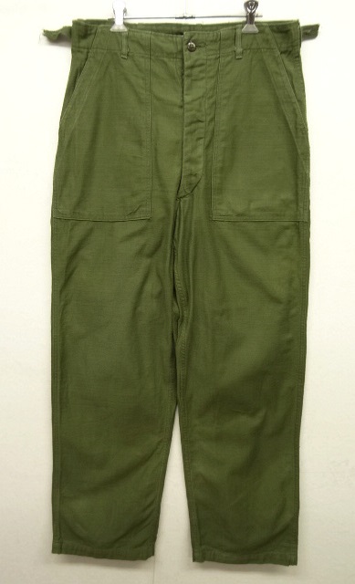 画像: 60'S アメリカ軍 US ARMY "OG107" アジャスター付き コットンサテン ベイカーパンツ (VINTAGE) 「Bottoms」 入荷しました。