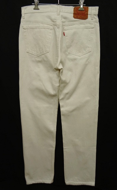 画像: 90'S LEVIS 501 デニム ホワイト USA製 W33L32 (VINTAGE) 「Bottoms」 入荷しました。